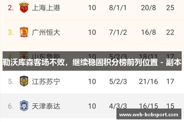 勒沃库森客场不败，继续稳固积分榜前列位置 - 副本